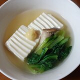 白だしで簡単に！湯豆腐